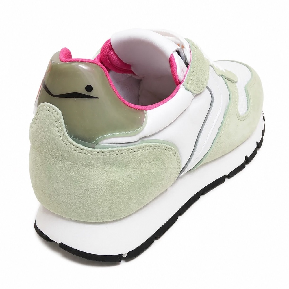Voile Blanche Womenโs Mint & Pink Suede City Runner Comfort Sneakers - Picture 5 of 9